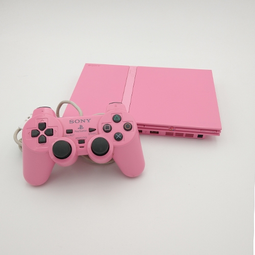 Playstation 2 Slim Konsol - Pink - SNR FC4386739 (B Grade) (Genbrug)